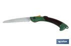 PORTABLE FOLDING PRUNING HAND SAW WITH BLADE OF 170MM | ERGONOMIC AND NON-SLIP HANDLE WITH SECURITY LOCK ON THE BLADE