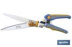 PROFESSIONAL STAINLESS-STEEL GRASS SHEARS OF 34CM | ADJUSTABLE CUT OF 180° AND ERGONOMIC HANDLES | 6 CUTTING POSITIONS
