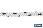 Corde de sécurité pour harnais | Dimension de 1,5 m | Ø12 mm | Avec boucles et cosses - Cofan