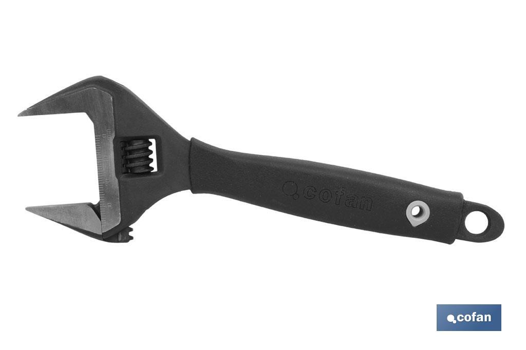 Adjustable wrench | Wide jaw adjustable wrench | Available in various sizes and openings | Adjustable wrench - Cofan