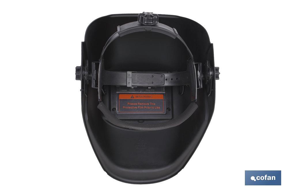 Masque de soudure automatique | Pour les soudures type ARC/MIG/MAG/TIG | Protection faciale maximale - Cofan