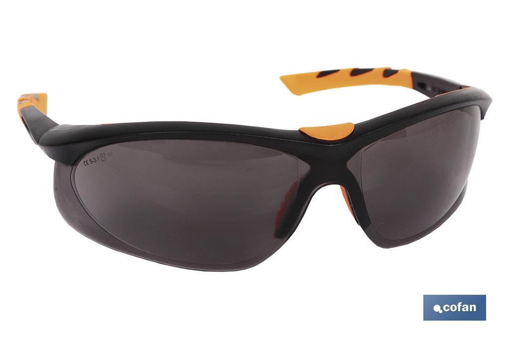 Óculos de Segurança | Modelo Fusión | UNE-EN 166 F | Lentes de proteção Raios UV - Cofan