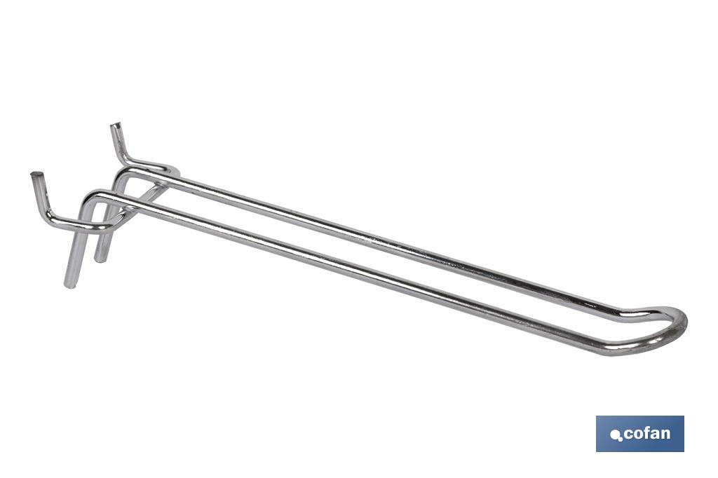Gancho Doble (P. Perforado) 15 cm - Cofan