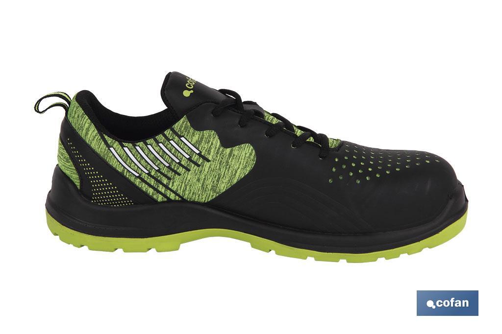 Safety Trainers | Security S1P-SRC | Solana Model | Black | Non-Slip Sole - Cofan