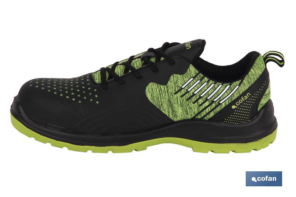 Safety Trainers | Security S1P-SRC | Solana Model | Black | Non-Slip Sole - Cofan