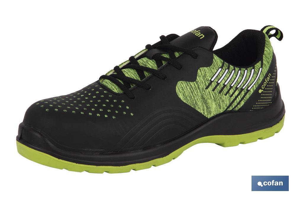 Safety Trainers | Security S1P-SRC | Solana Model | Black | Non-Slip Sole - Cofan