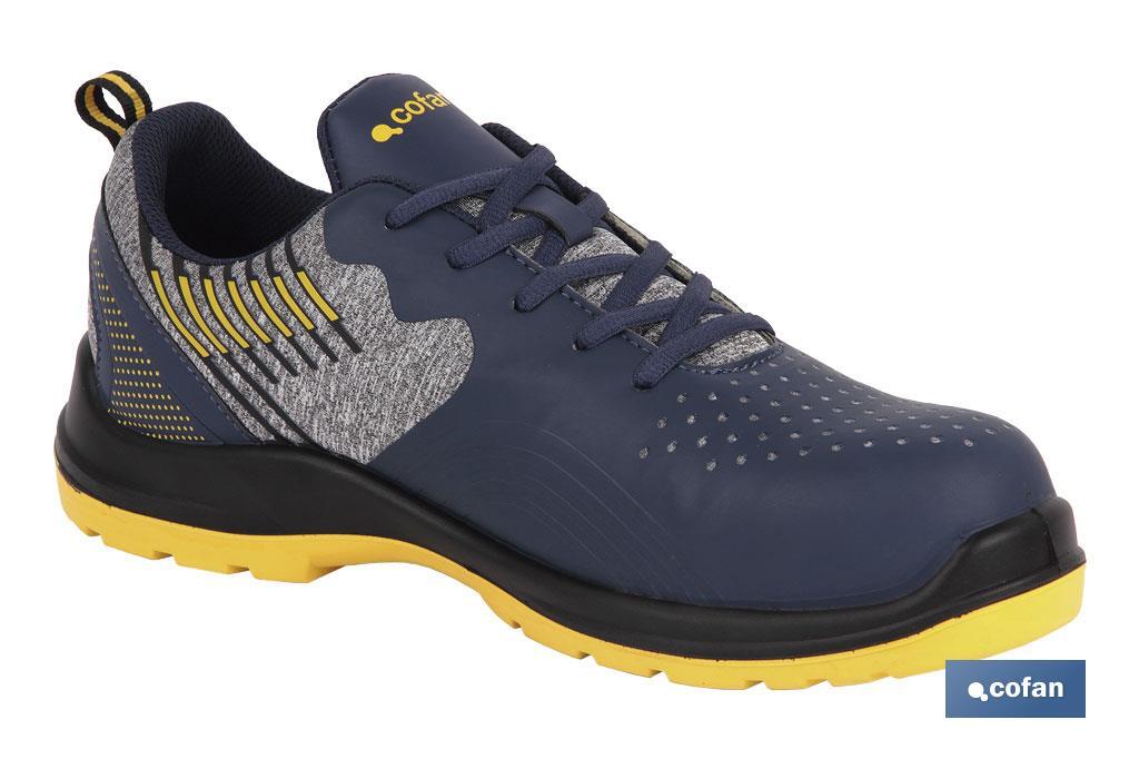 Safety Trainers | Security S1P-SRC | Solana Model | Blue | Non-Slip Sole - Cofan