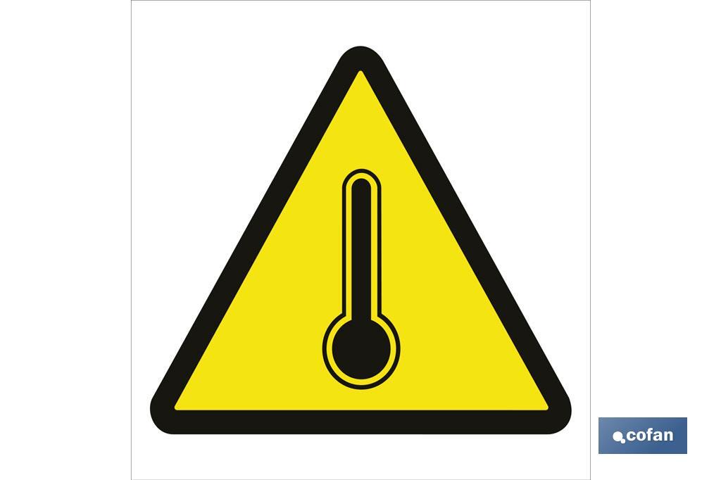 Peligro alta temperatura - Cofan