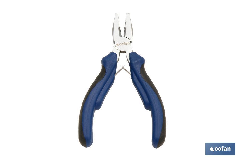 Mini combination pliers | Chrome-vanadium steel | Length: 5" - Cofan