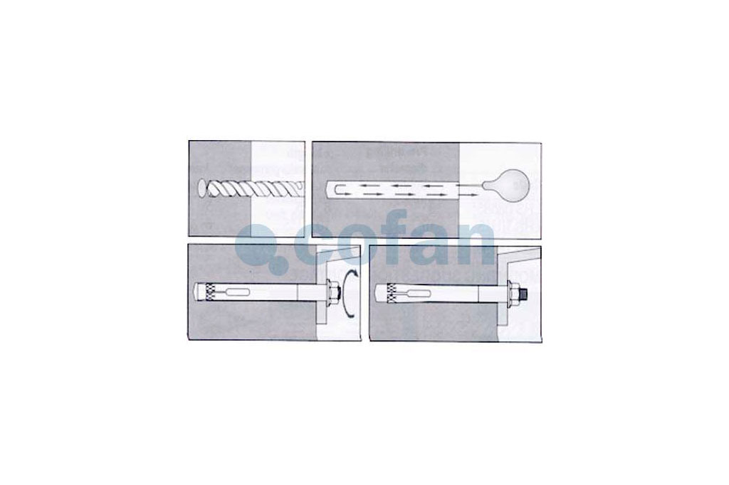 Laiton fixation - Cofan