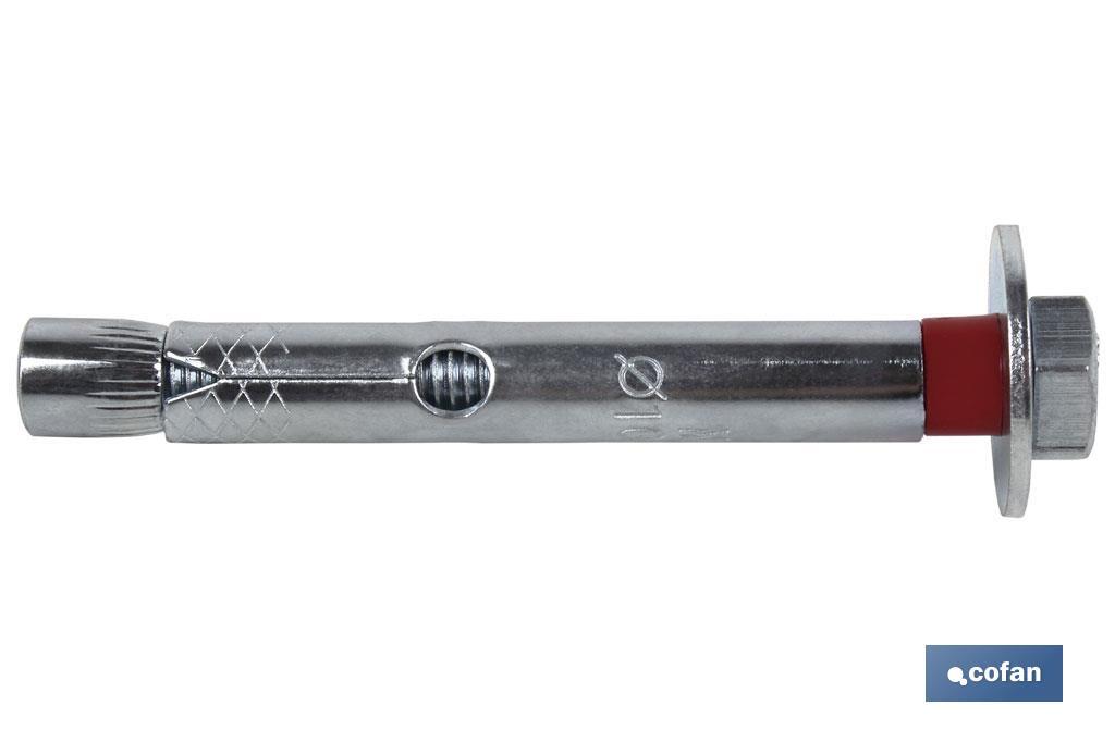 Metallic anchorage with hexagonal screw 6.8 Standard Blister - Cofan