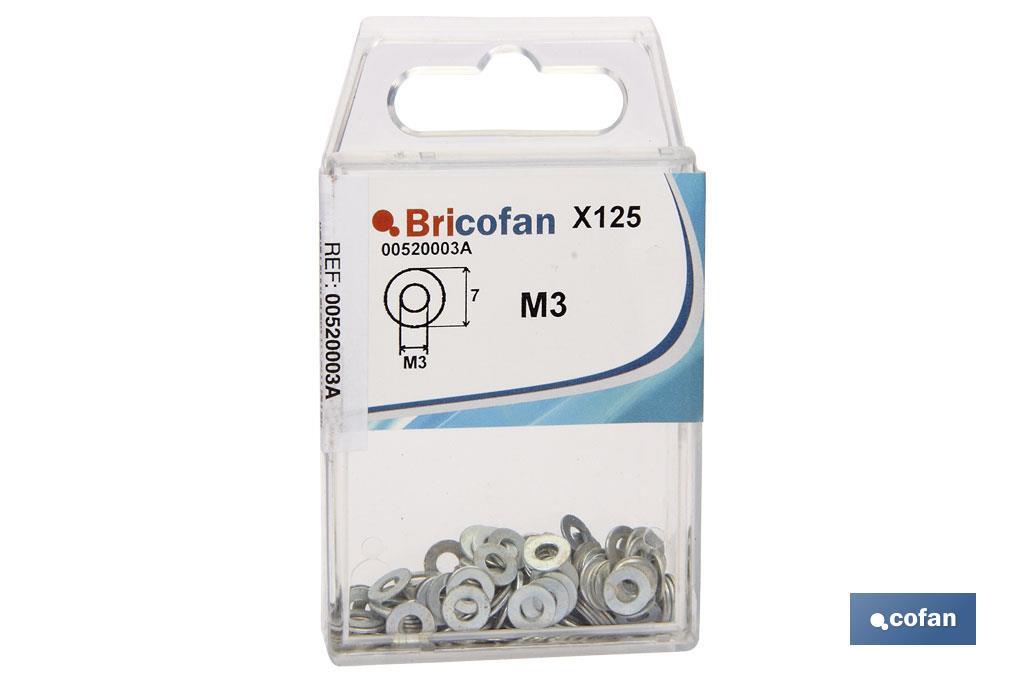 Flat washers DIN-125 Standard Blister - Cofan