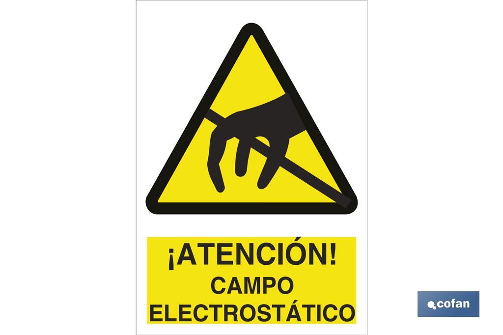 ¡Atención! campo electroestático - Cofan