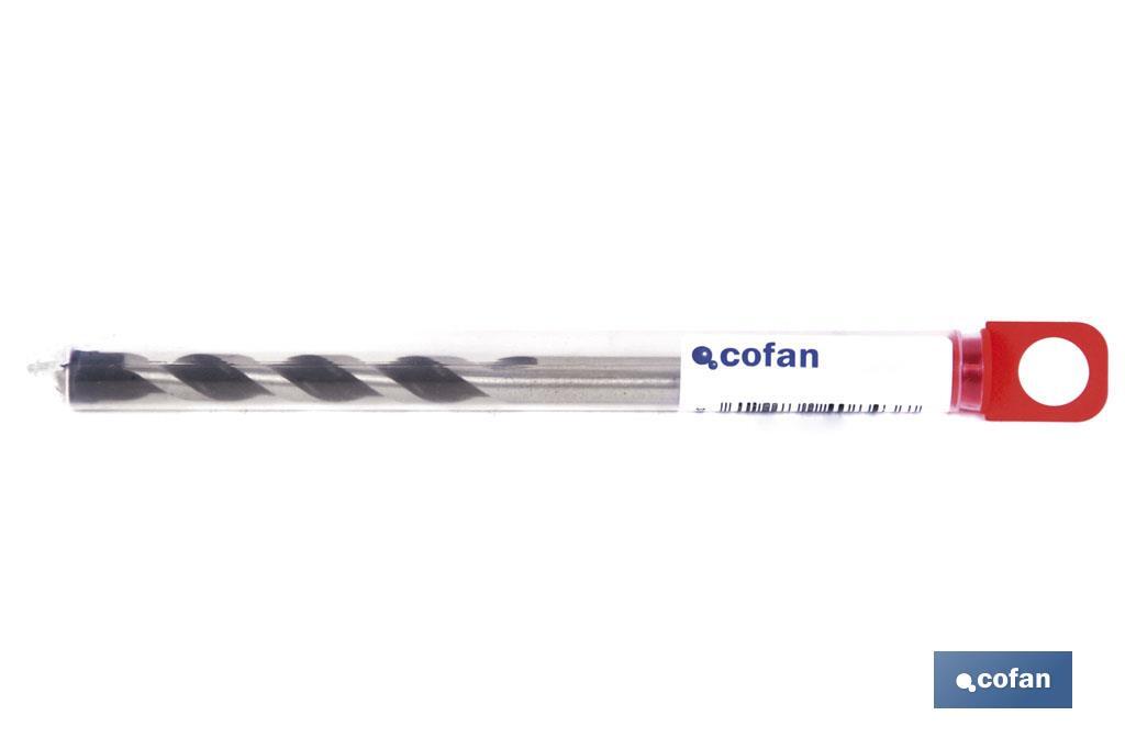 Professional twist drill bits, special for granite and hard materials - Cofan