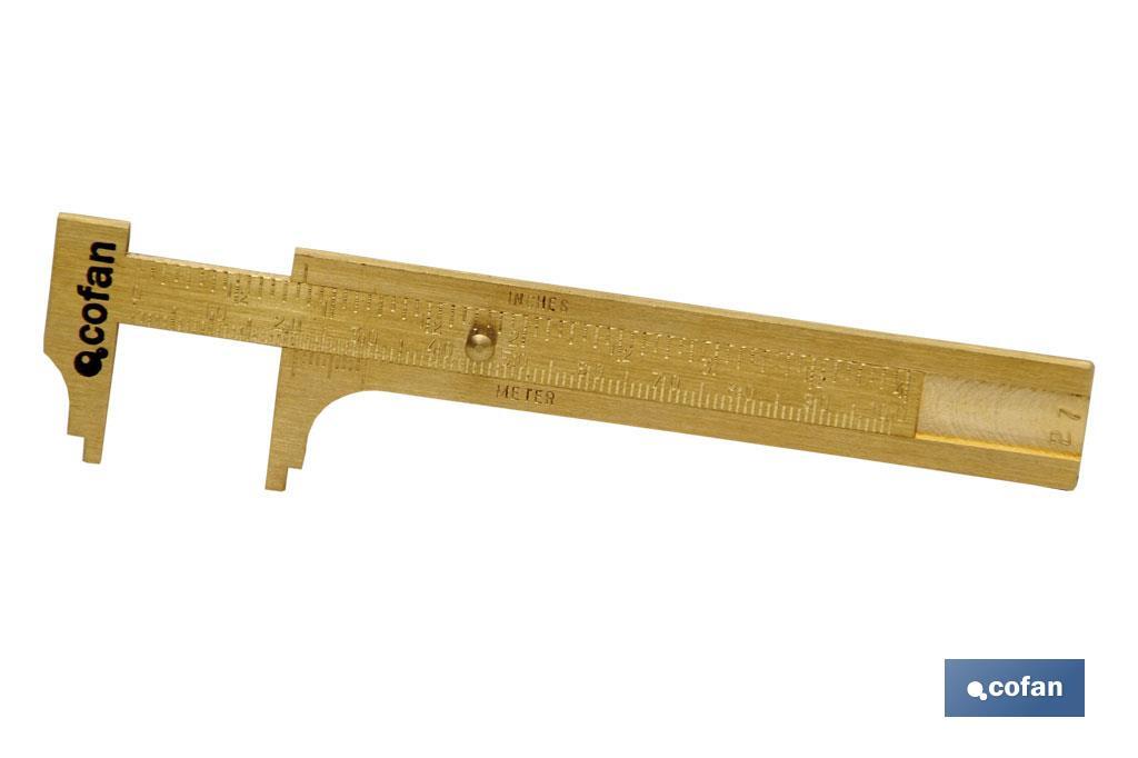 Brass caliper - Cofan