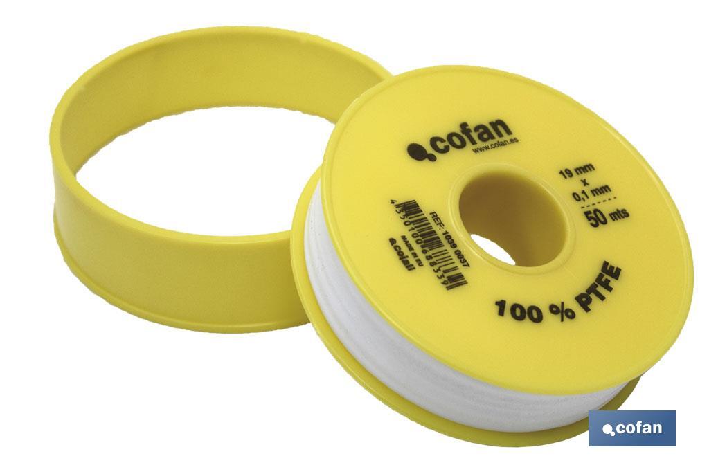 Rollo PTFE DE 19mm X 0,10mm - Cofan