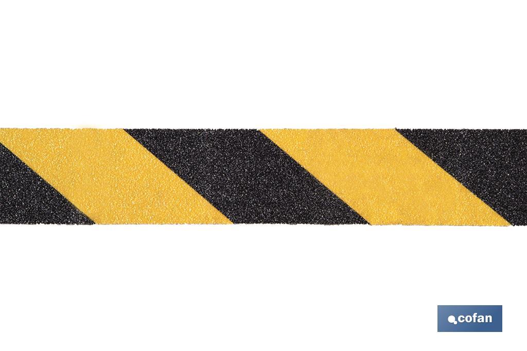 Nonslip "black/yellow" tape - Cofan