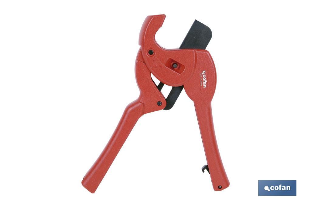 Pipe shears for plastic pipes | Diameter: 26mm (1") | Instant Change System (ICS) - Cofan