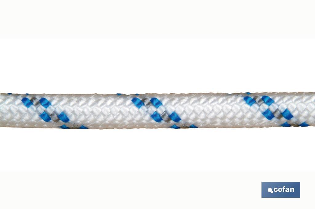 Cordão"HIPPIE" em variadas cores com medidas de 3mm de espessura X 100 metros de comprimento. Indicado para trabalhos manuais, porta-chaves, pulseiras, colares, pesca, redes de pesca e desporto, etc. - Cofan