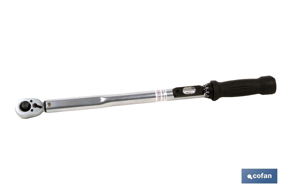 Llave dinamométrica 1/2" 25-125 Nm - Cofan