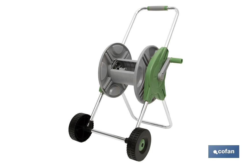 Hose reel with wheels | Completely portable accessory | Easy and convenient to carry - Cofan