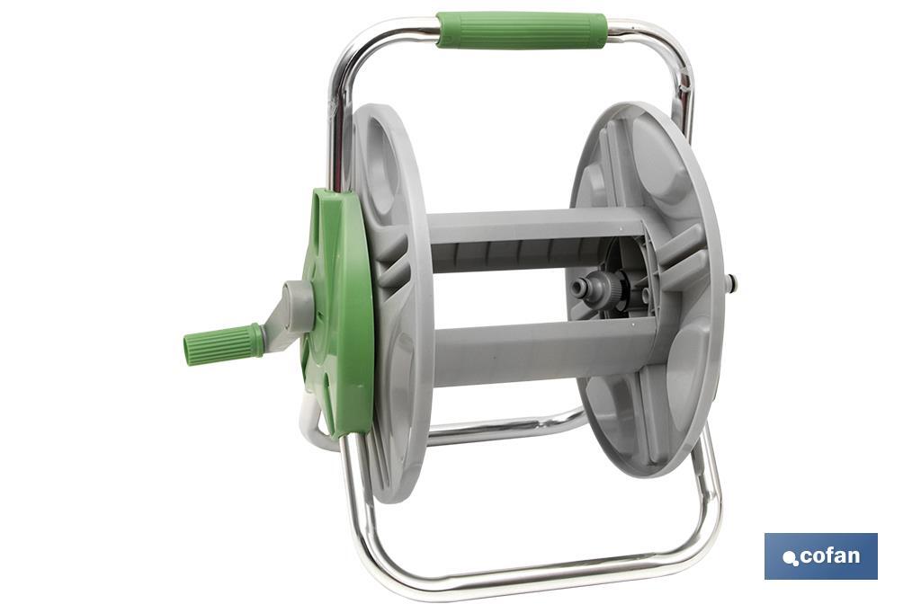 Hose reel | Completely portable accessory | Easy and convenient to carry | Practical and versatile product for your garden - Cofan