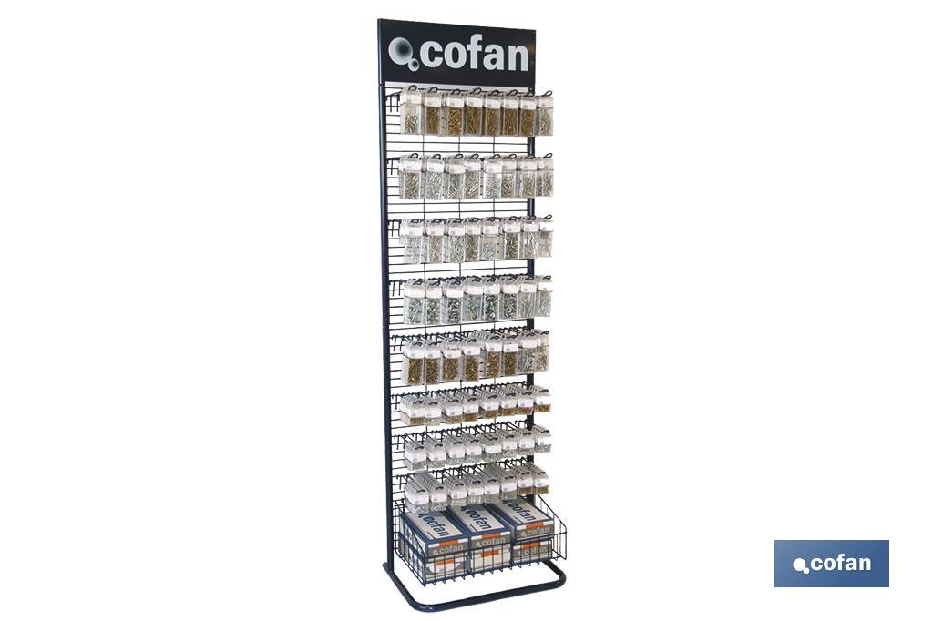 Display stand for assorted goods in blister - 906 units   - Cofan