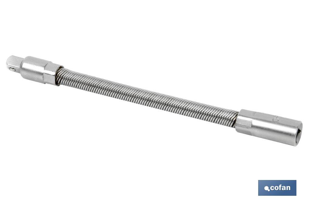 Drive flexible extension bar | Chrome-vanadium steel | Length: 150mm - Cofan