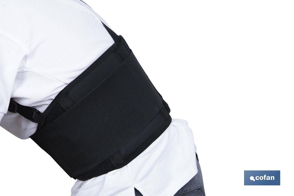 Ceinture lombaire de travail | Comprend 2 bretelles croisées | Plusieurs tailles disponibles - Cofan