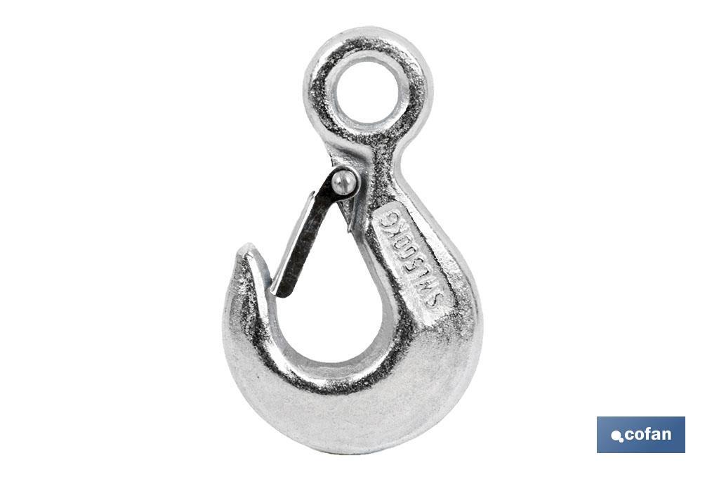 Hook DIN 689 with clasp - Cofan