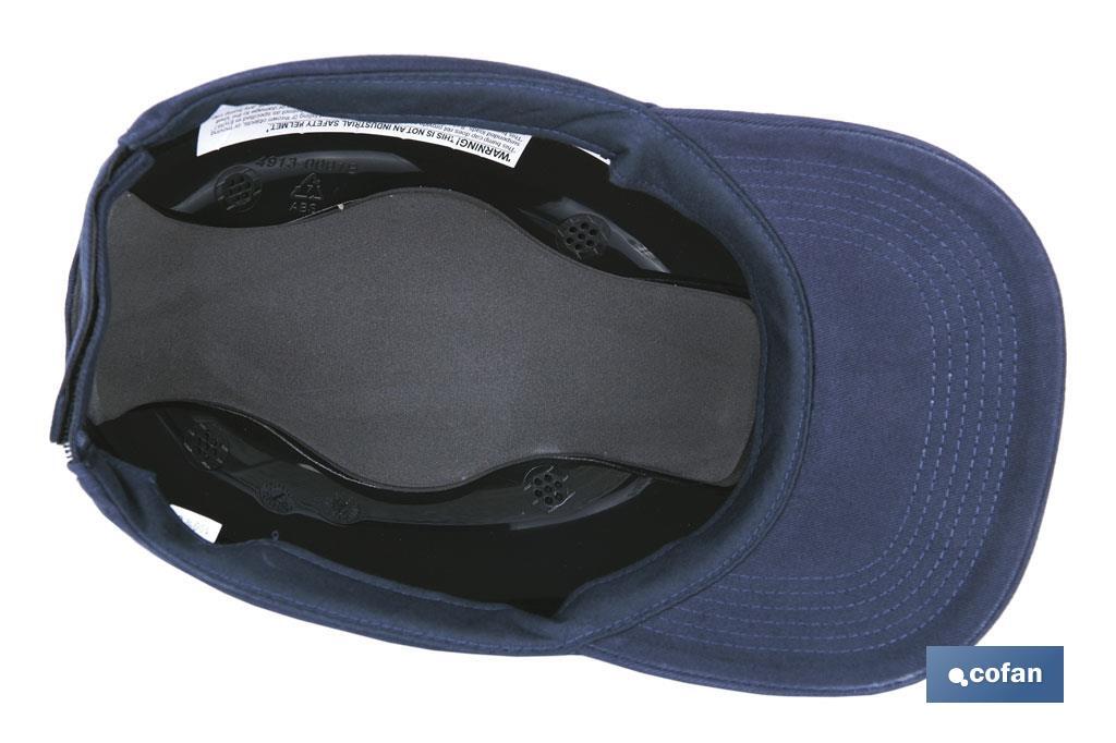 Casquette de sécurité | Fabriqué en ABS | Protection antichocs - Cofan