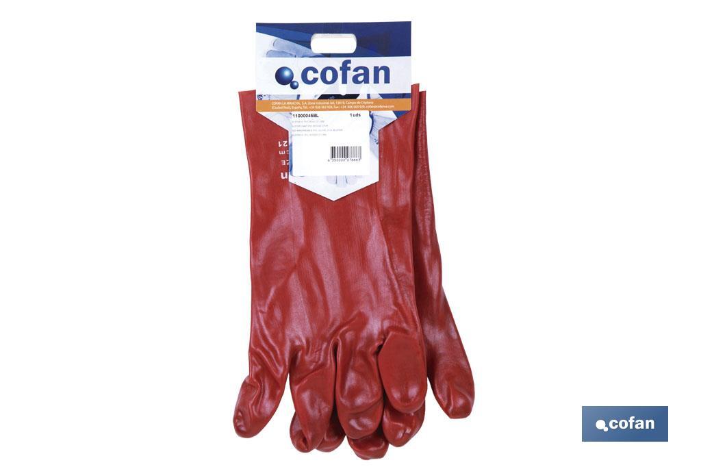 PVC work gloves | Protect and care for your skin | Ideal for cleaning tasks - Cofan