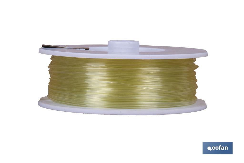 Fil monofilamentde nylon 100% Vert - Cofan