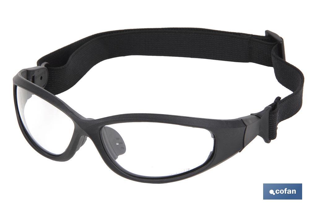 Gafas de seguridad acolchadas | Protección 4 en 1 | Lentes con recubrimiento duro - Cofan