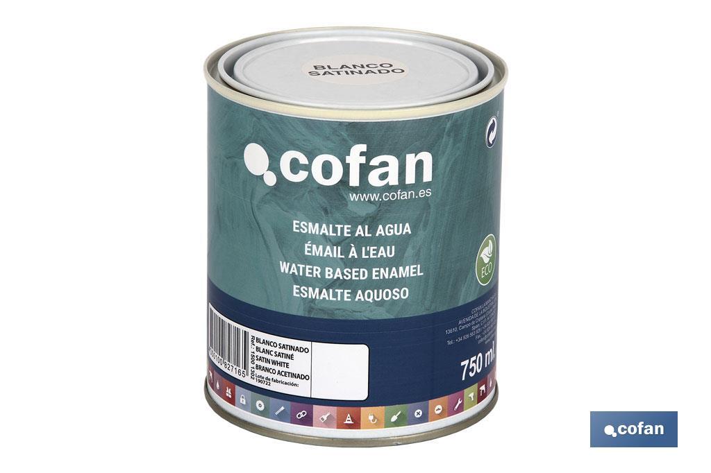 Esmalte Ecológico à Base de água | Embalagem de 750 ml | Vária cores - Cofan