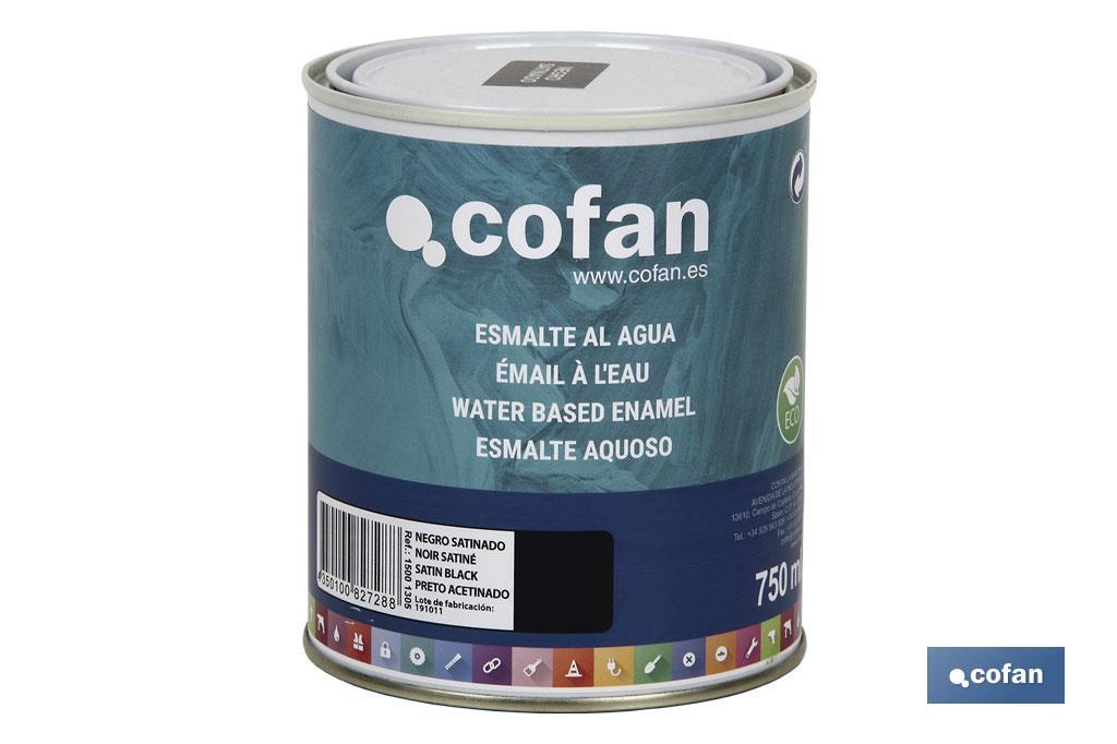Esmalte Ecológico à Base de água | Embalagem de 750 ml | Vária cores - Cofan