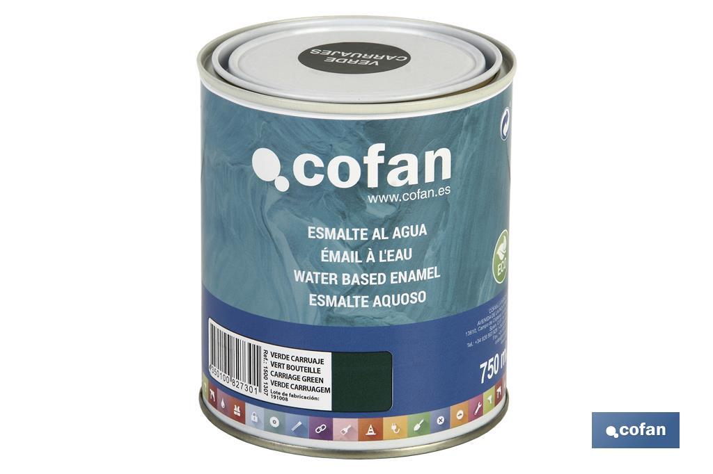 Esmalte Ecológico à Base de água | Embalagem de 750 ml | Vária cores - Cofan