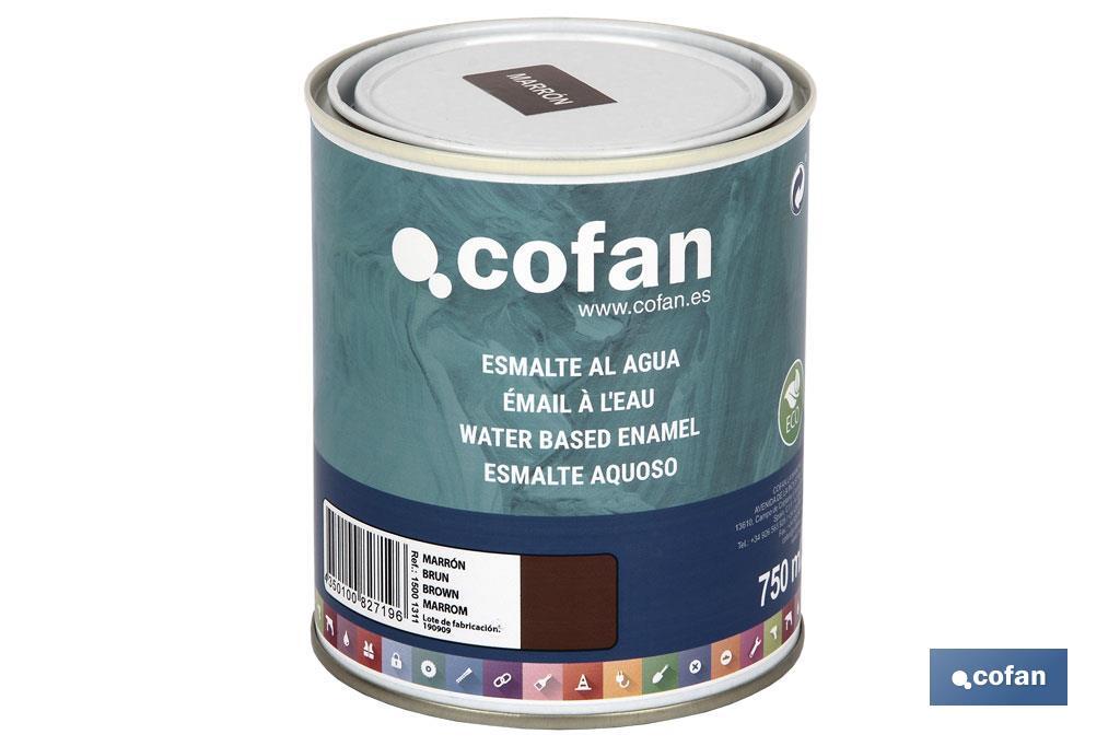 Esmalte Ecológico à Base de água | Embalagem de 750 ml | Vária cores - Cofan
