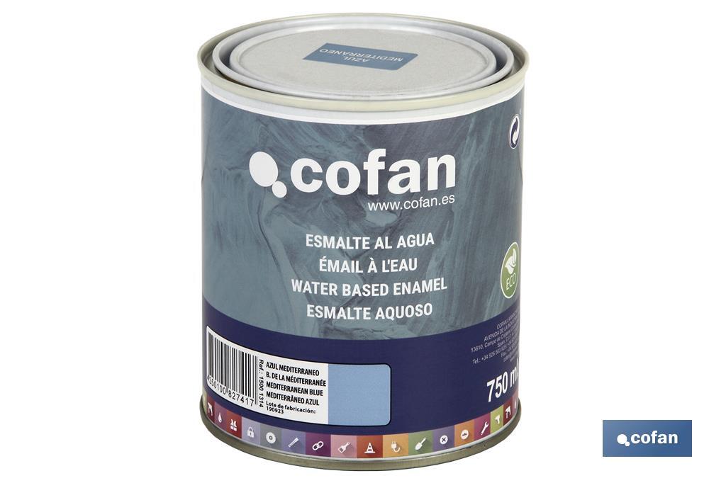 Esmalte Ecológico à Base de água | Embalagem de 750 ml | Vária cores - Cofan