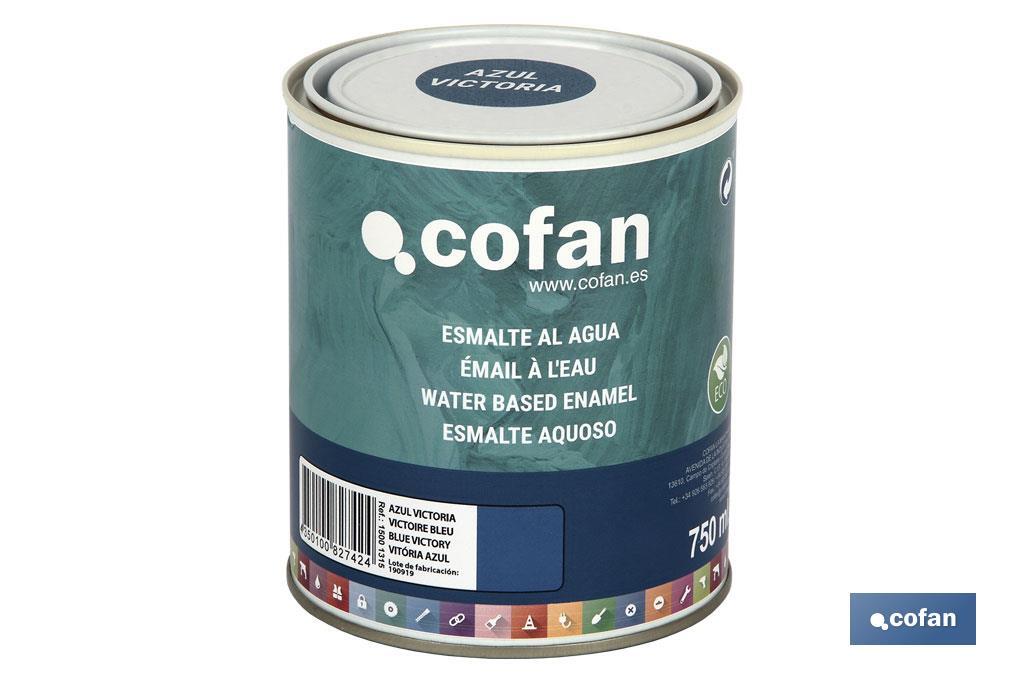Esmalte Ecológico à Base de água | Embalagem de 750 ml | Vária cores - Cofan