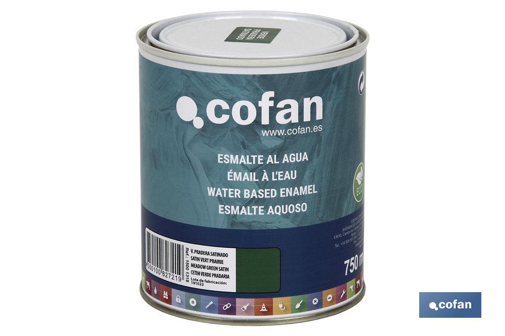 Esmalte Ecológico à Base de água | Embalagem de 750 ml | Vária cores - Cofan