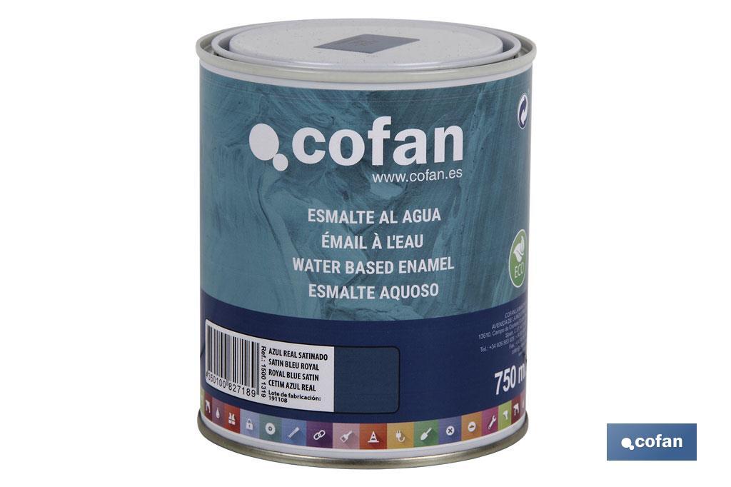 Esmalte Ecológico à Base de água | Embalagem de 750 ml | Vária cores - Cofan