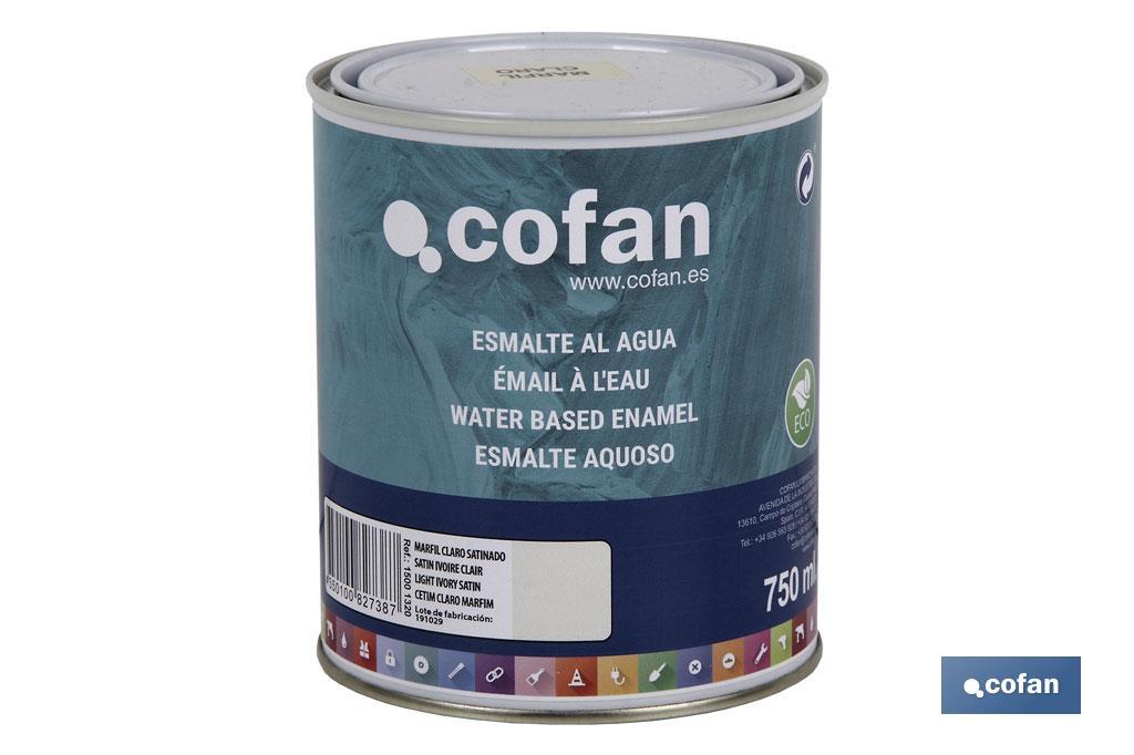 Esmalte Ecológico à Base de água | Embalagem de 750 ml | Vária cores - Cofan