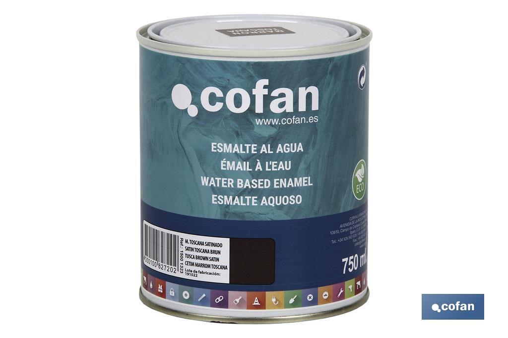 Esmalte Ecológico à Base de água | Embalagem de 750 ml | Vária cores - Cofan