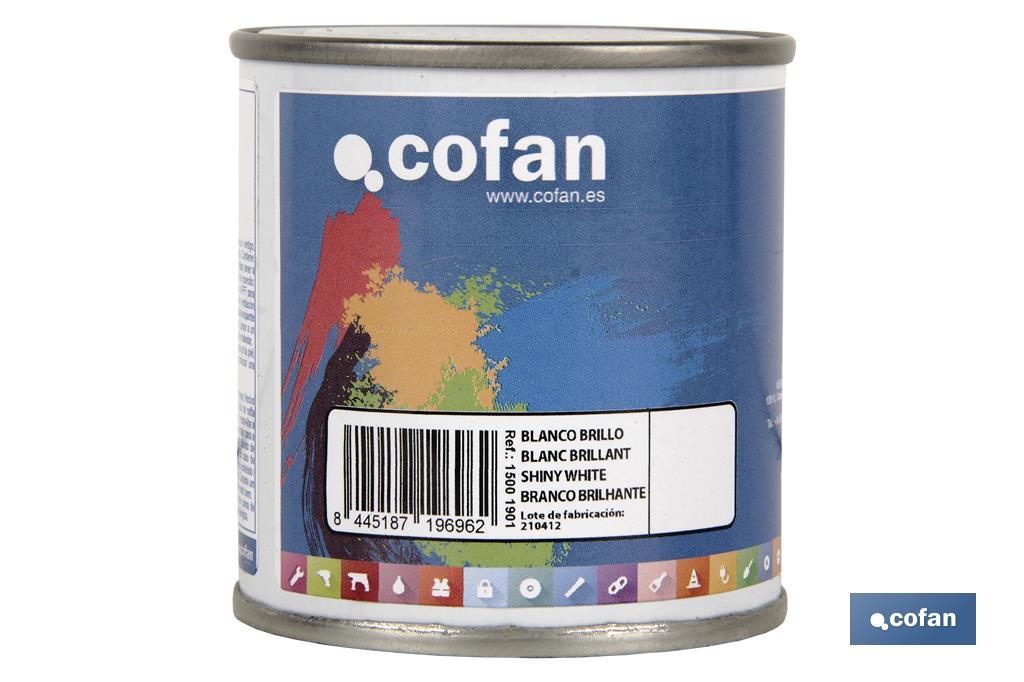 Esmalte Sintético | Em várias Cores | Embalagem 125 ml, 375 ml, 750 ml ou 4 L - Cofan