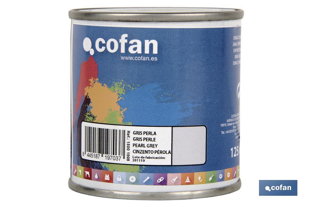 Esmalte Sintético | Em várias Cores | Embalagem 125 ml, 375 ml, 750 ml ou 4 L - Cofan