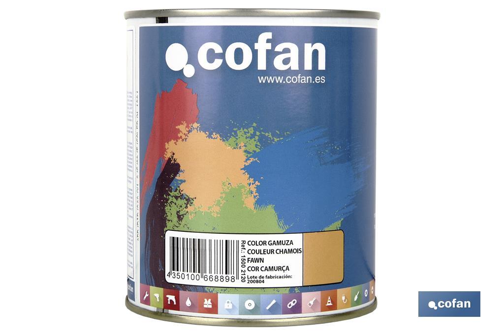 Esmalte Sintético | Em várias Cores | Embalagem 125 ml, 375 ml, 750 ml ou 4 L - Cofan