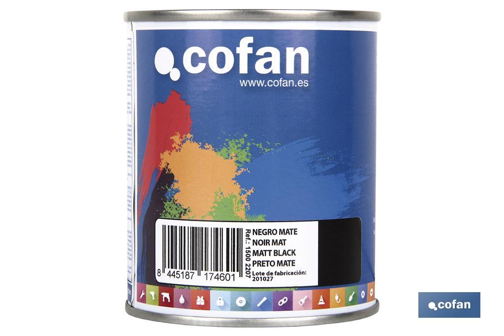 Esmalte Sintético | Em várias Cores | Embalagem 125 ml, 375 ml, 750 ml ou 4 L - Cofan