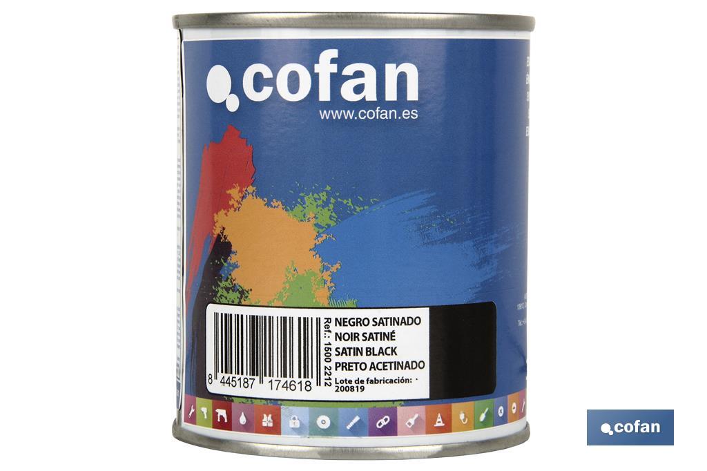 Esmalte Sintético | Em várias Cores | Embalagem 125 ml, 375 ml, 750 ml ou 4 L - Cofan