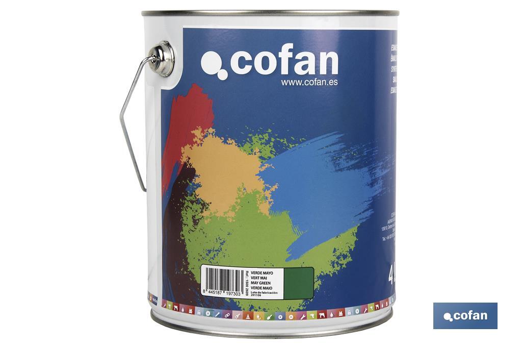 Esmalte Sintético | Em várias Cores | Embalagem 125 ml, 375 ml, 750 ml ou 4 L - Cofan